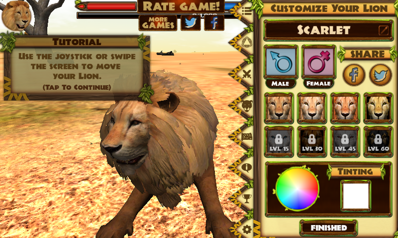   Ultimate Lion Simulator   -  9