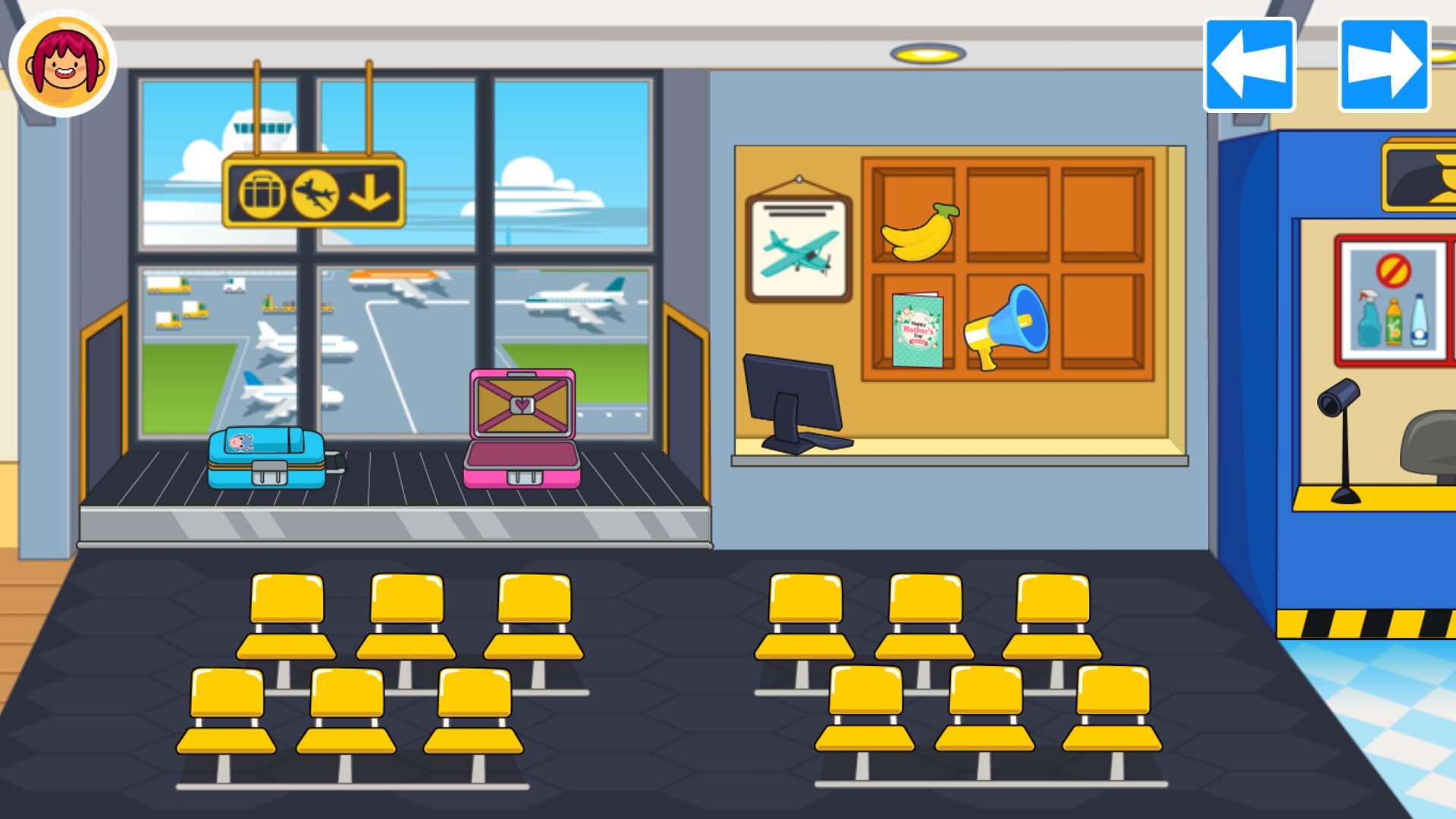 My Pretend Airport Kids Travel Town Android games