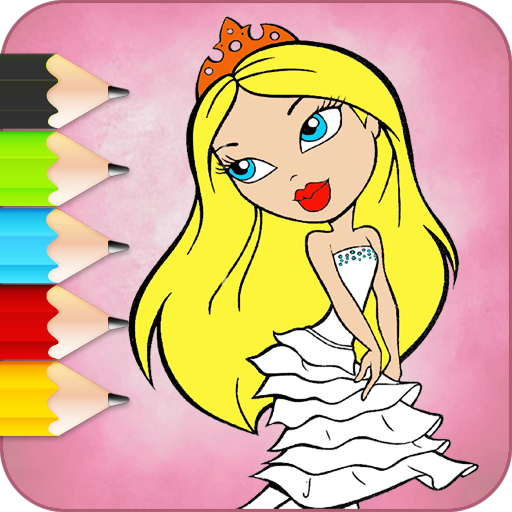 Принцесса: Раскраски для девочек