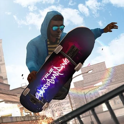 True Skateboarding Ride