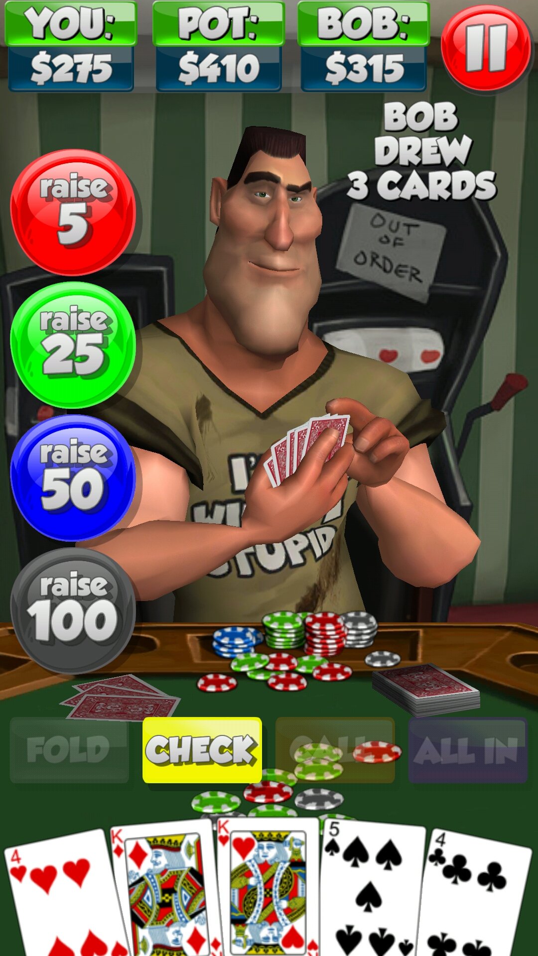 Играть покер без денег. Лучший Покер на деньги для андроид.