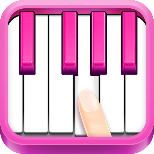 Real Pink Piano: Instruments Music Kid Piano Cat