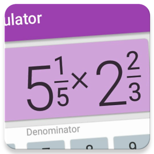 Fraction calculator with solution: easy and simple