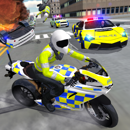 Police Car Driving: Motorbike Riding