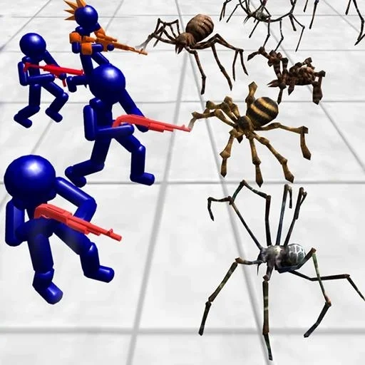 Battle Simulator: Spiders and Stickman