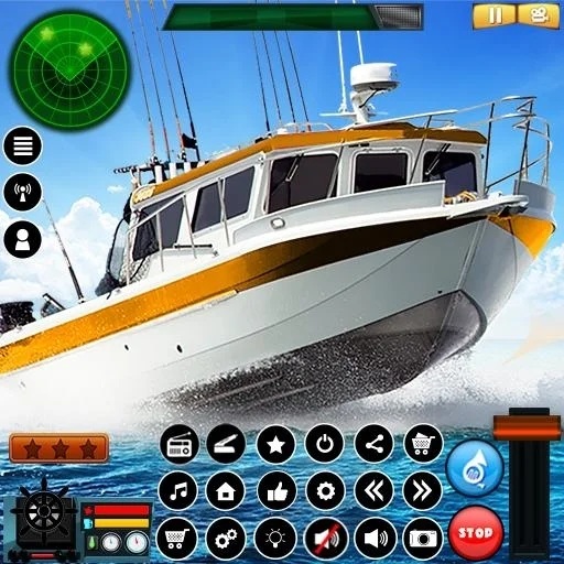 Fishing Boat Driving Simulator: Ship Games